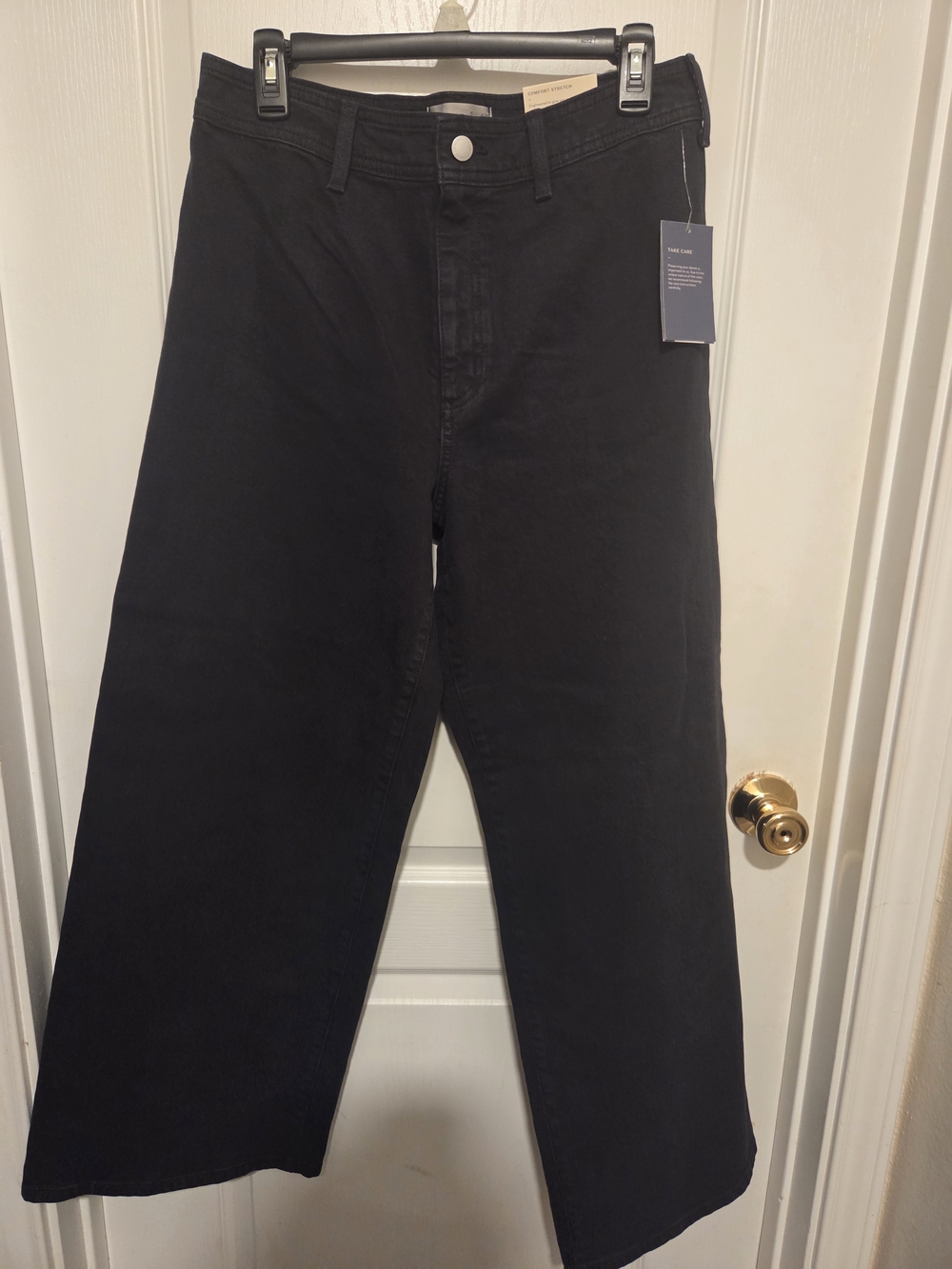 Universal Thread Black Wide-Leg Jeans